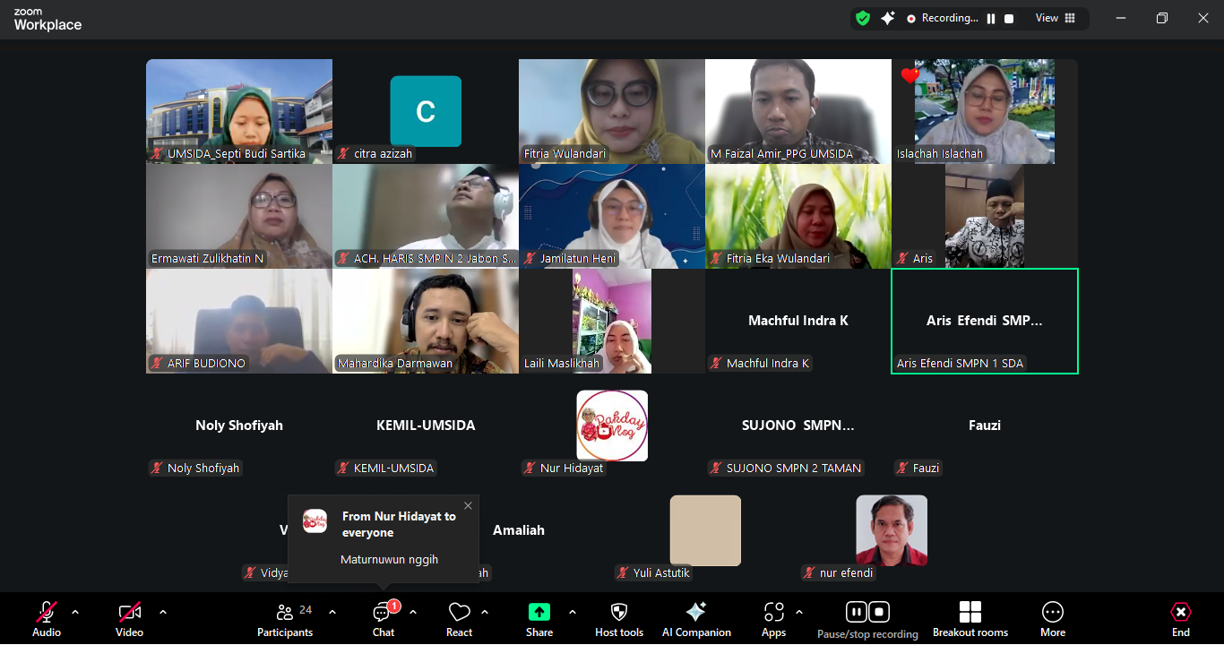 Proyeksi Penguji UKPPPG