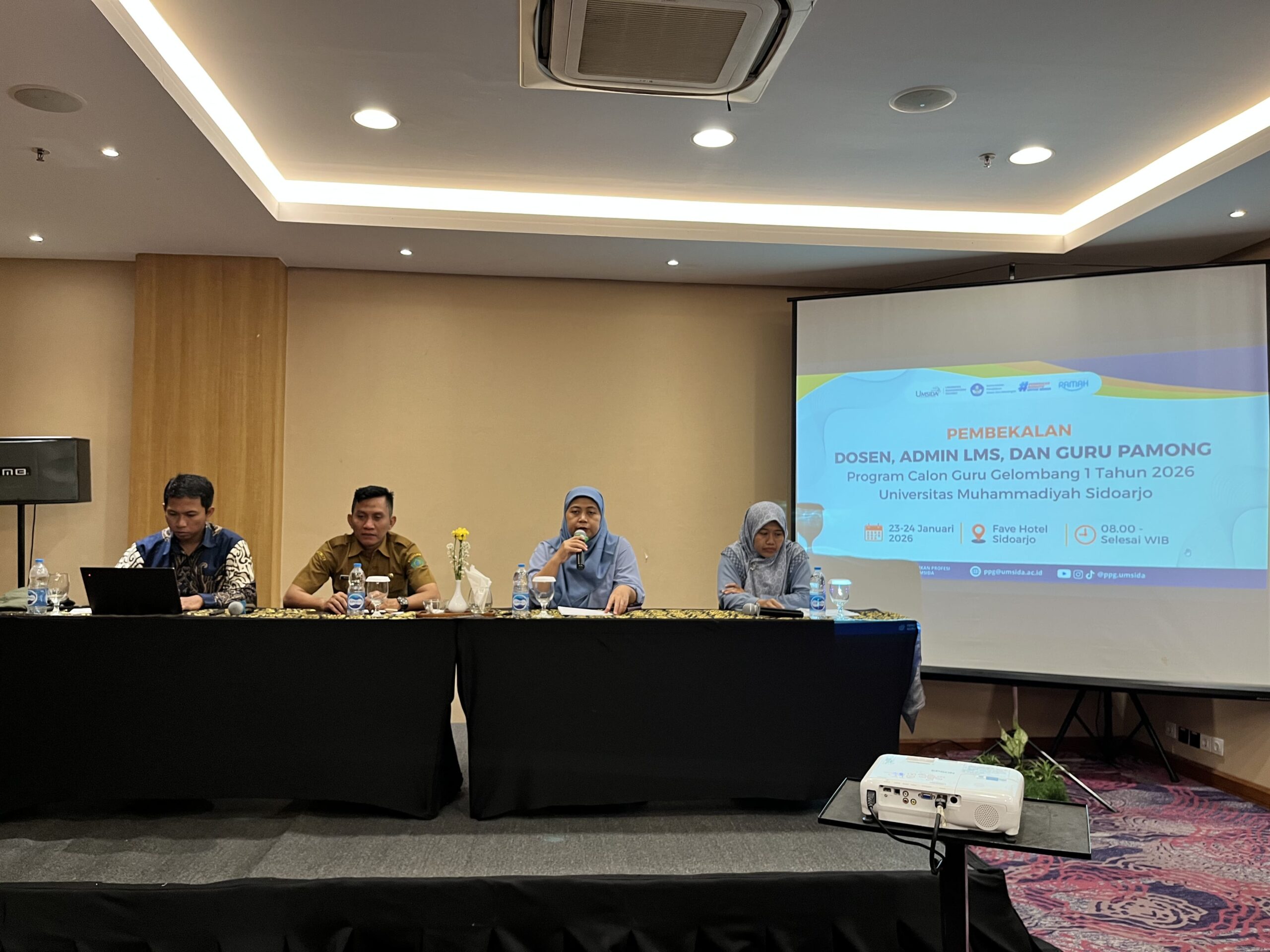 Pembekalan Dosen, Admin LMS, dan Guru Pamong