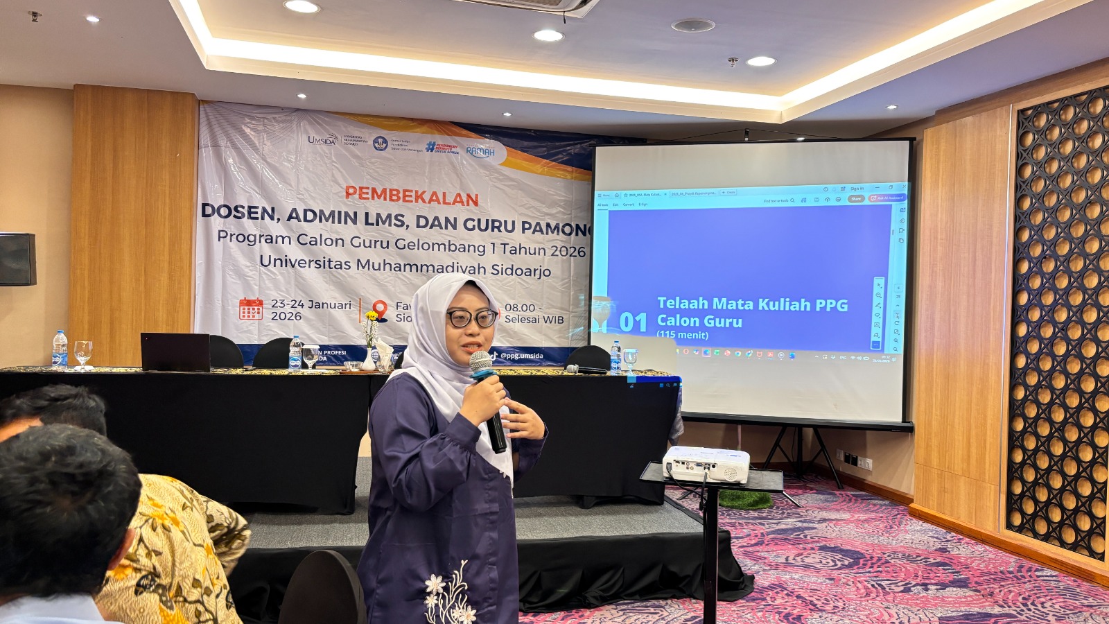 Pembekalan Dosen, Admin LMS, dan Guru Pamong