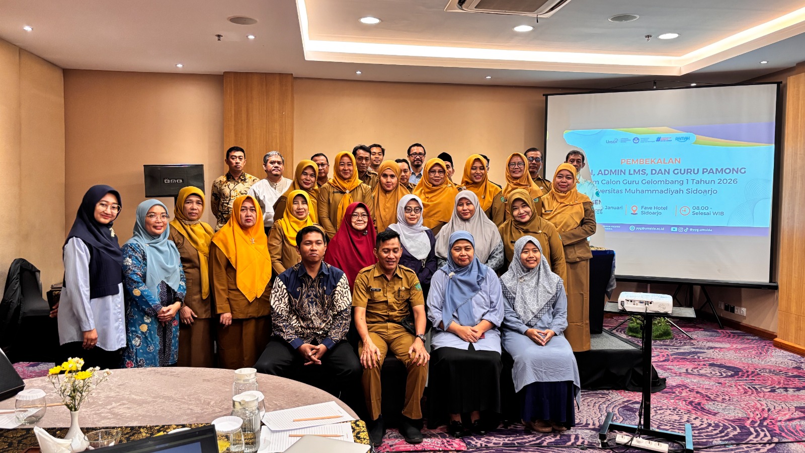 Pembekalan Dosen, Admin LMS, dan Guru Pamong